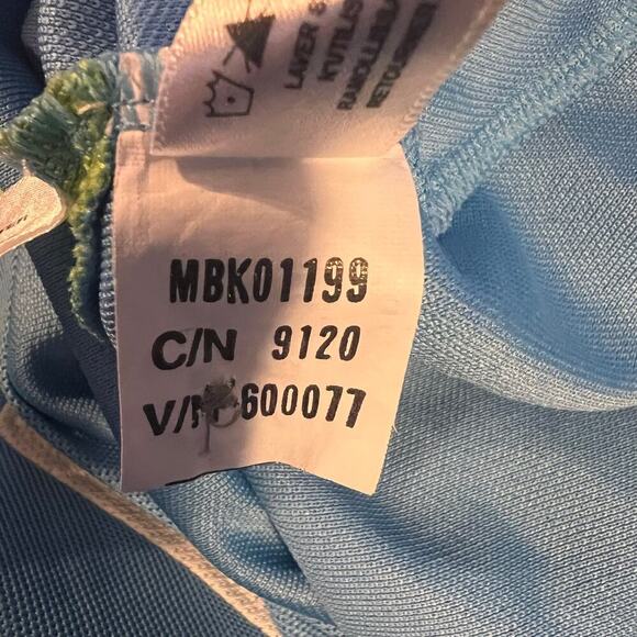 Cutter & Buck Tour 18 Men Men's Blue/Green/White Golf Polo.  Size XL - Picture 5 of 8